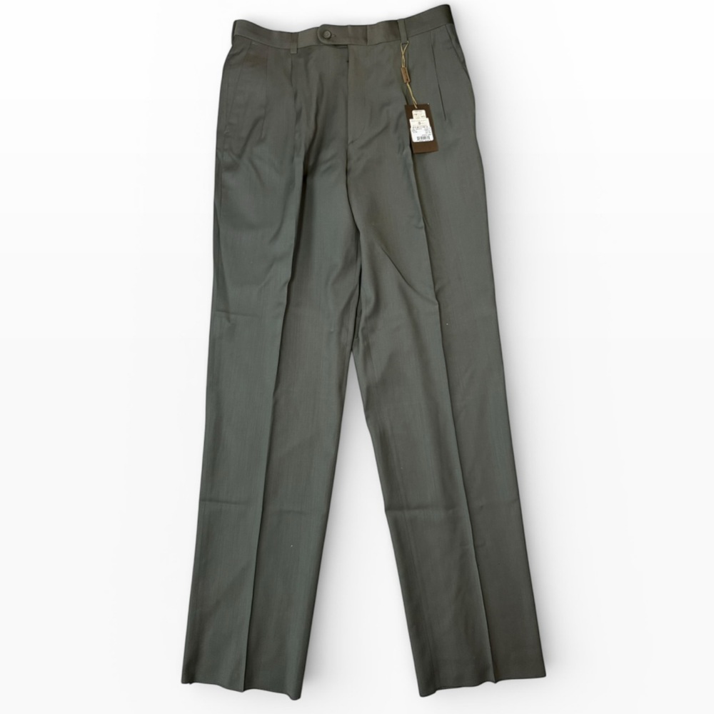 Linea Naturale 100% Wool Pants Made in Italy Size 34 NWT – Moth Damage